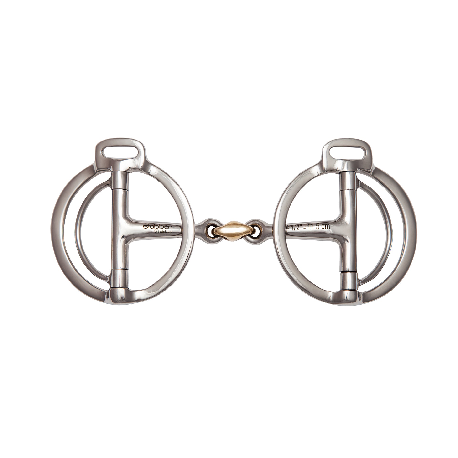 Mors Stubben Double Broken Sweet Cooper Anatomique - Lâche Et Confortable Pour Votre Cheval