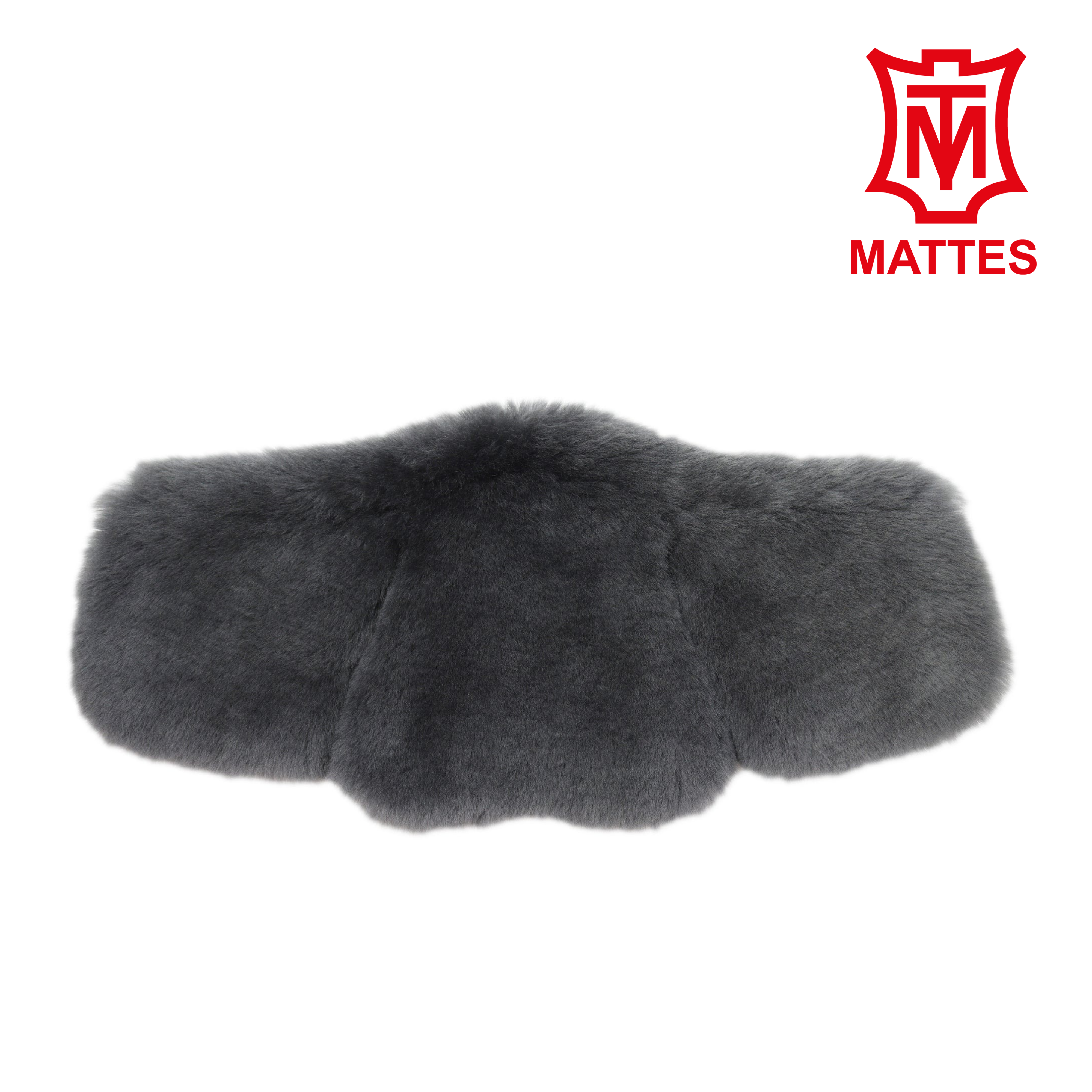 Equi-Soft® girth pad by Mattes Lambskin graphite