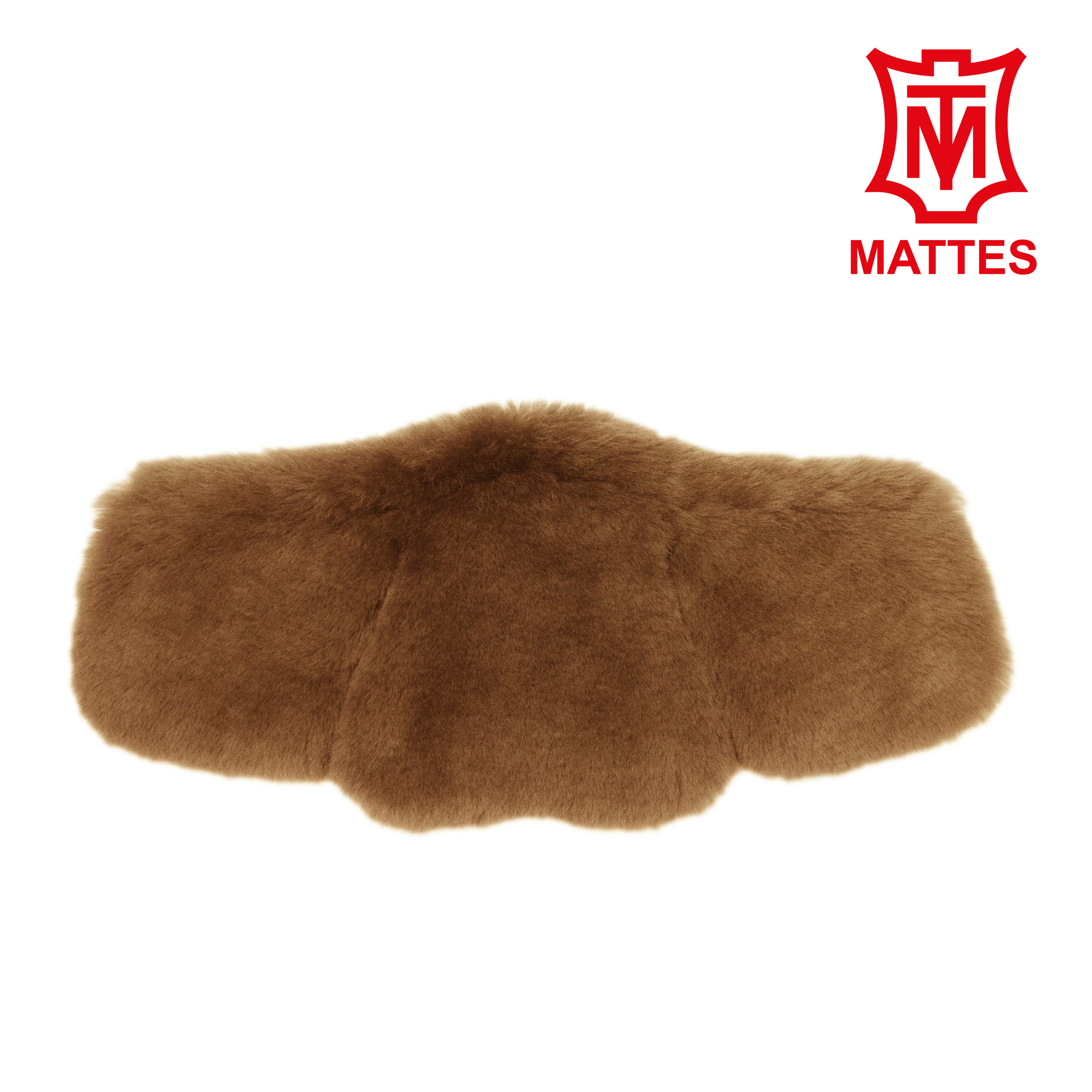 Equi-Soft® girth pad by Mattes Lambskin whiskey