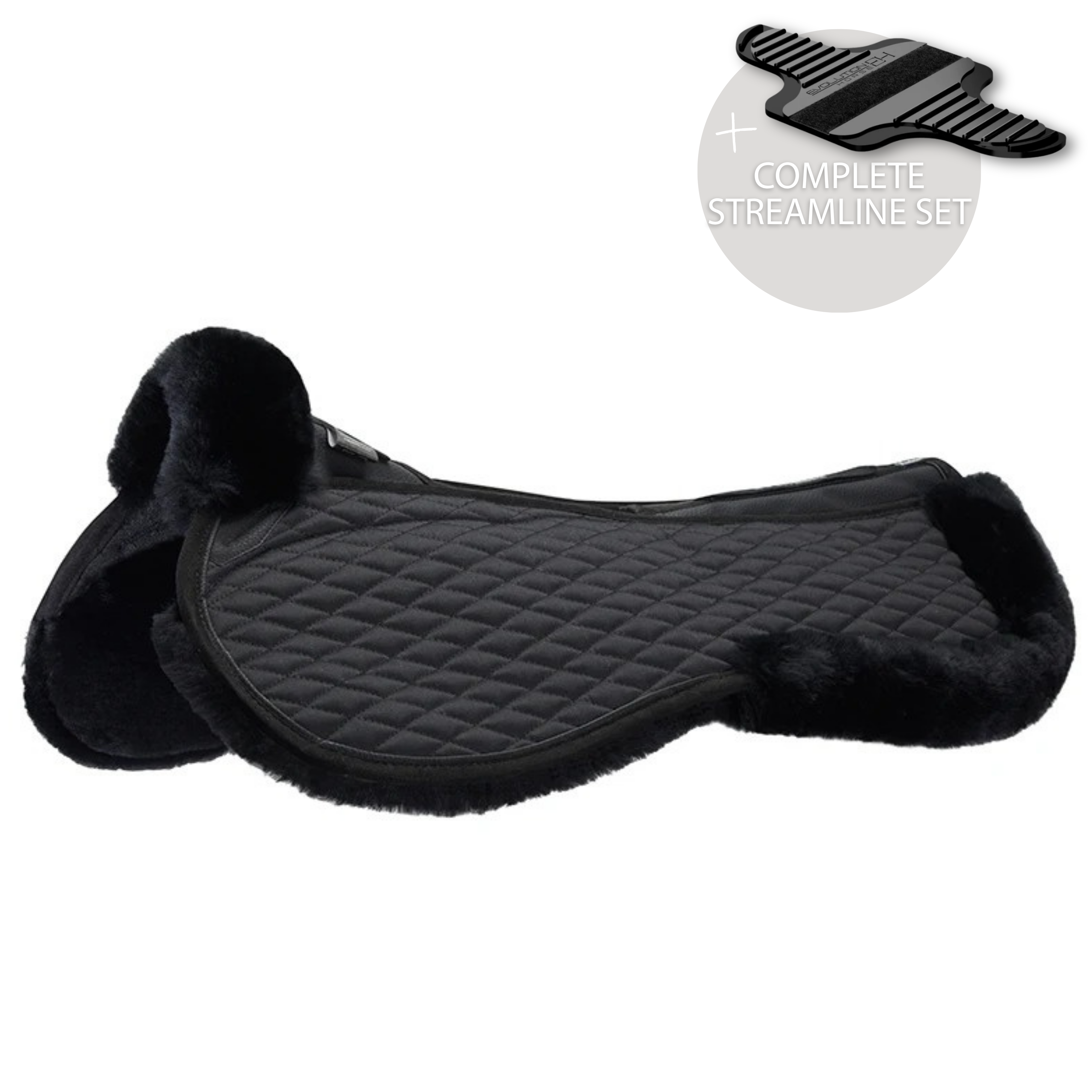 Streamline Lambswool Half Pad Jumping