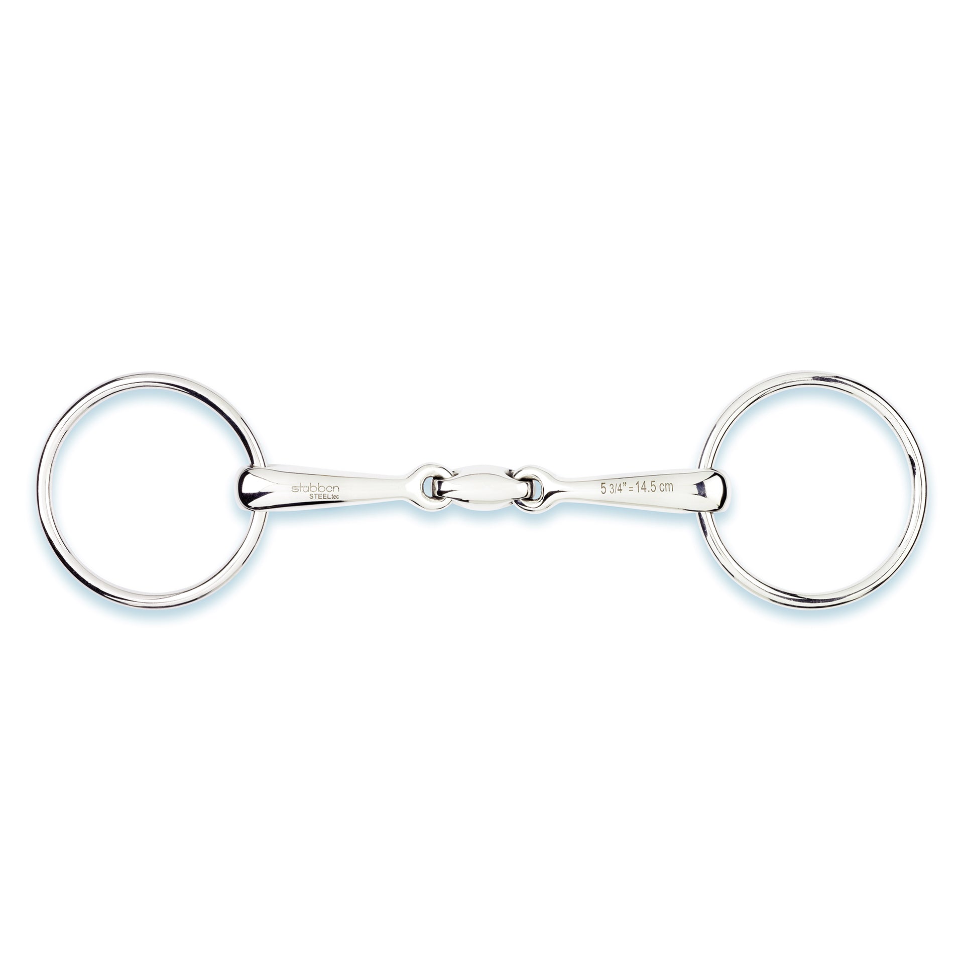 2221 Easy Control Loose Ring Snaffle, double broken
