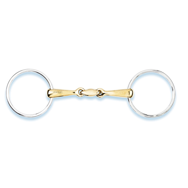2422 Loose Ring Snaffle double broken