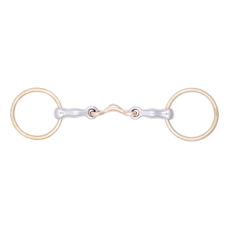 2227 Icelandic Snaffle double broken