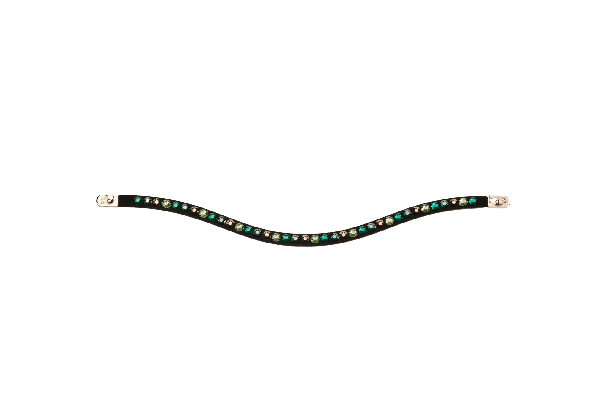 Bling for browband Magic Tack long curved, one row