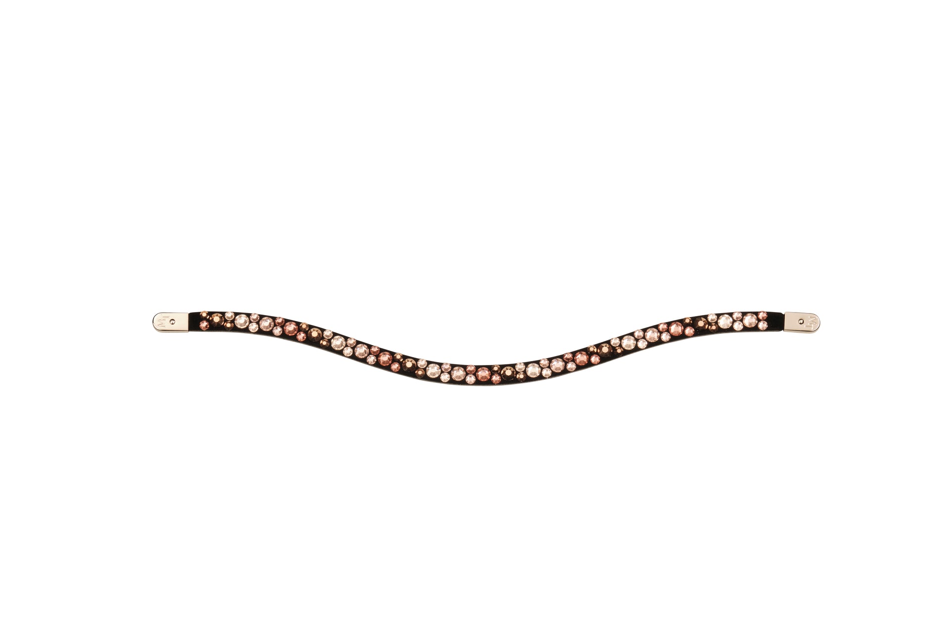 Bling for browband Magic Tack long curved, mixed