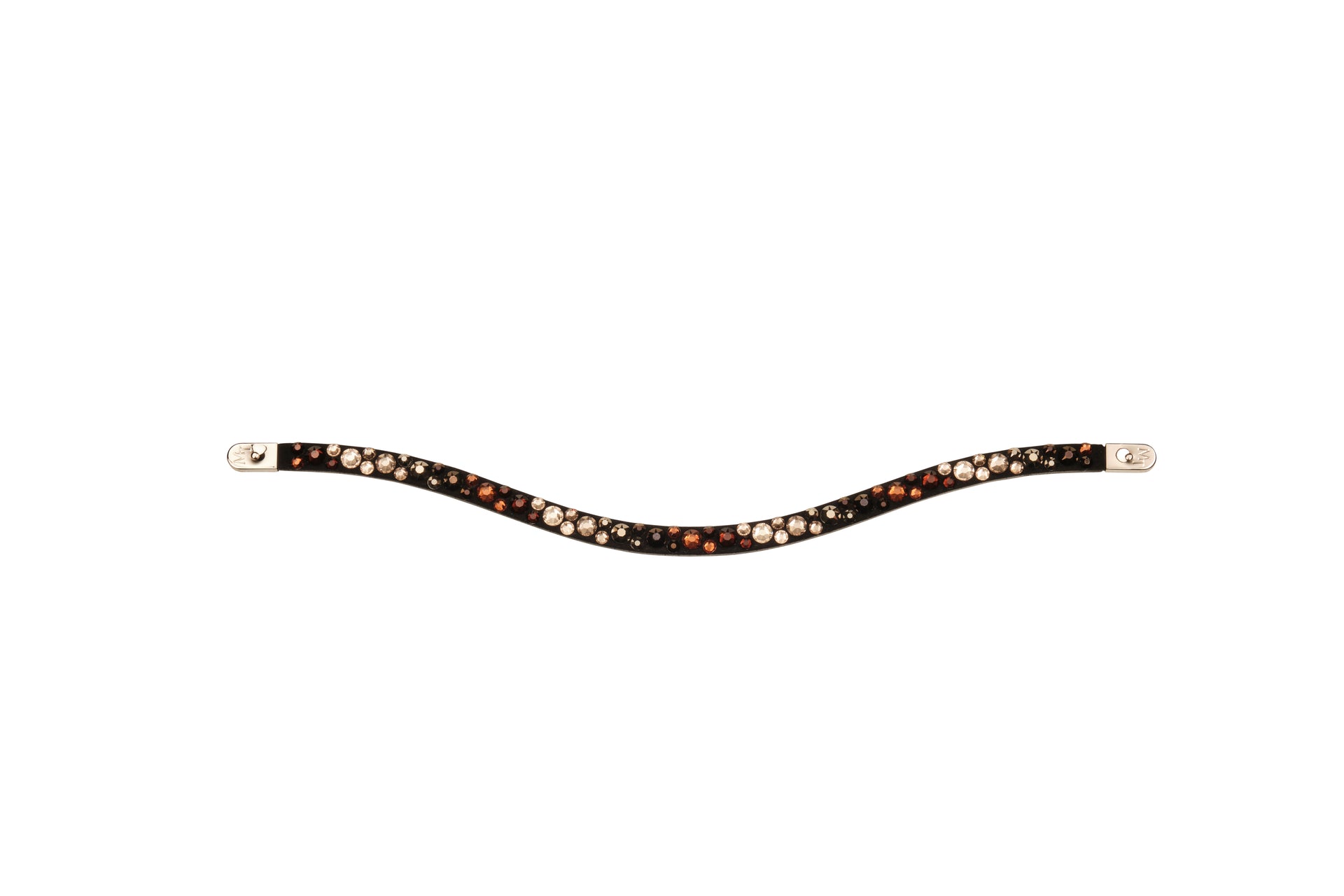 Bling for browband Magic Tack long curved, mixed