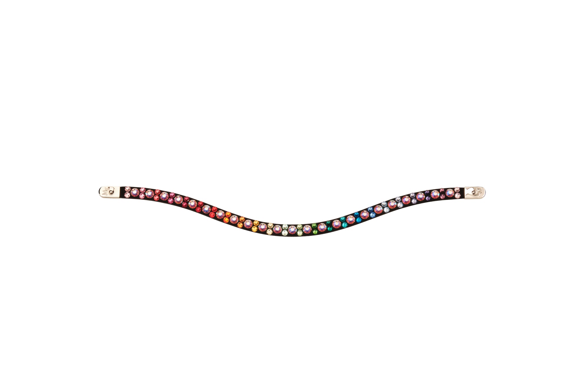 Bling for browband Magic Tack long curved, mixed