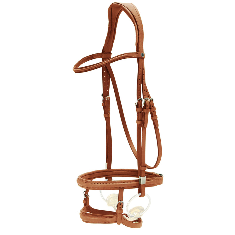 Snaffle Bridle Pro-Jump with Slide&Lock