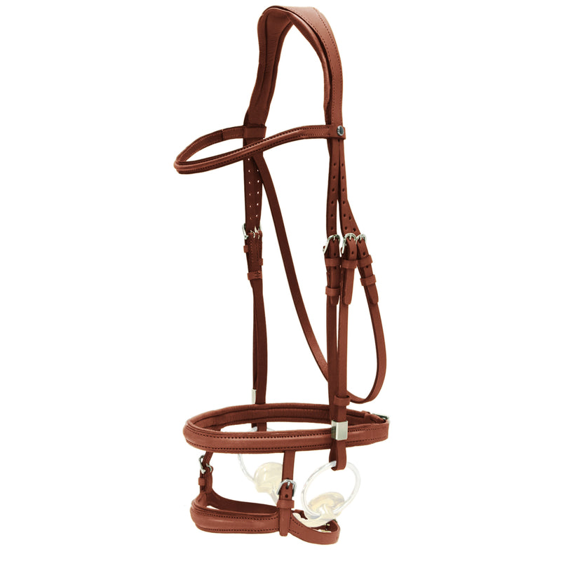 Snaffle Bridle Pro-Jump with Slide&Lock