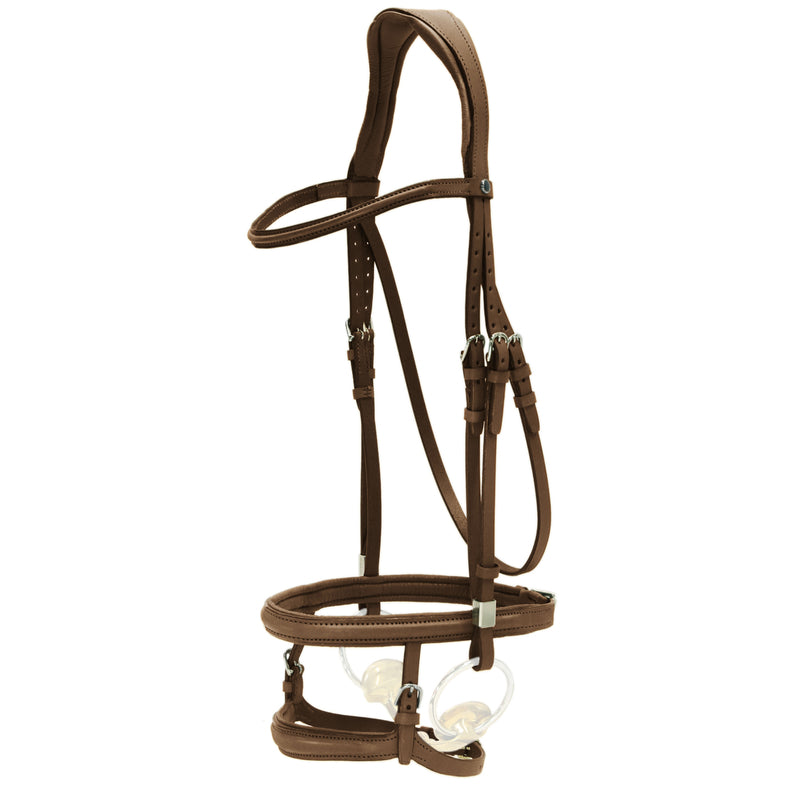 Snaffle Bridle Pro-Jump with Slide&Lock