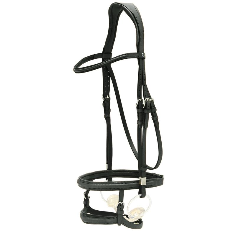 Snaffle Bridle Pro-Jump with Slide&Lock