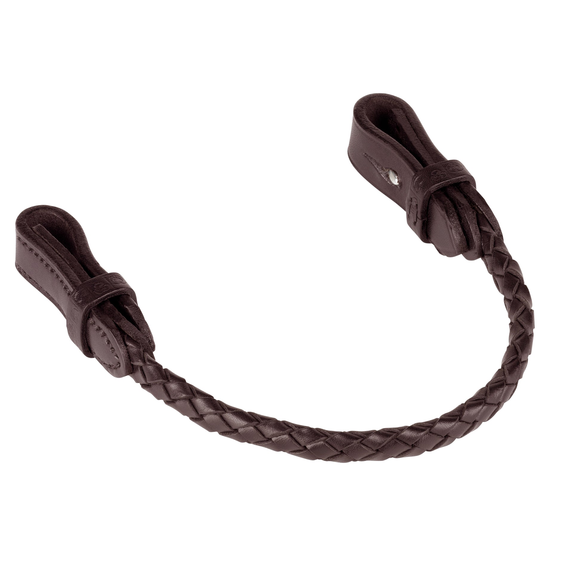 Mounting strap plaited, round