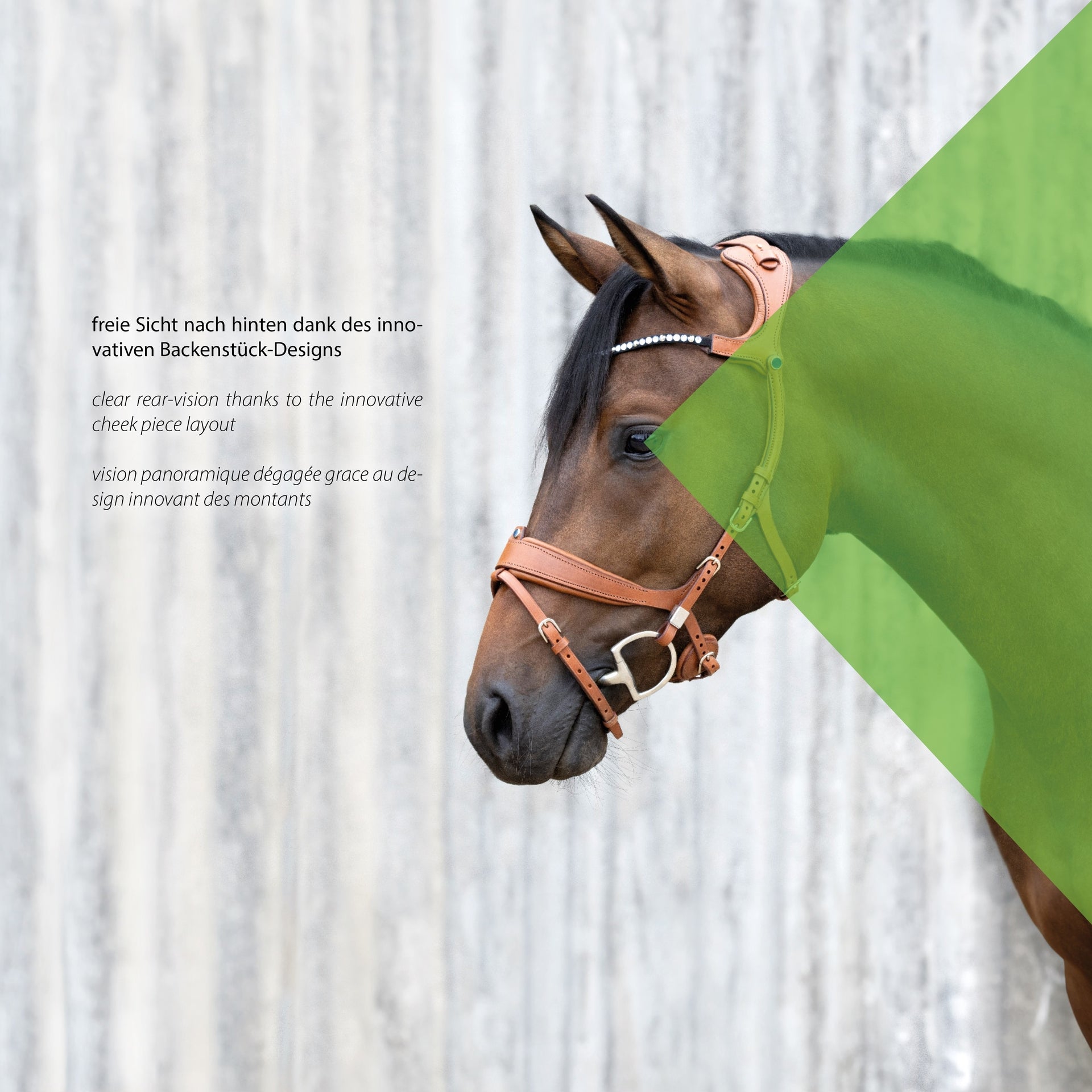 Snaffle Bridle Freedom II with Slide&Lock