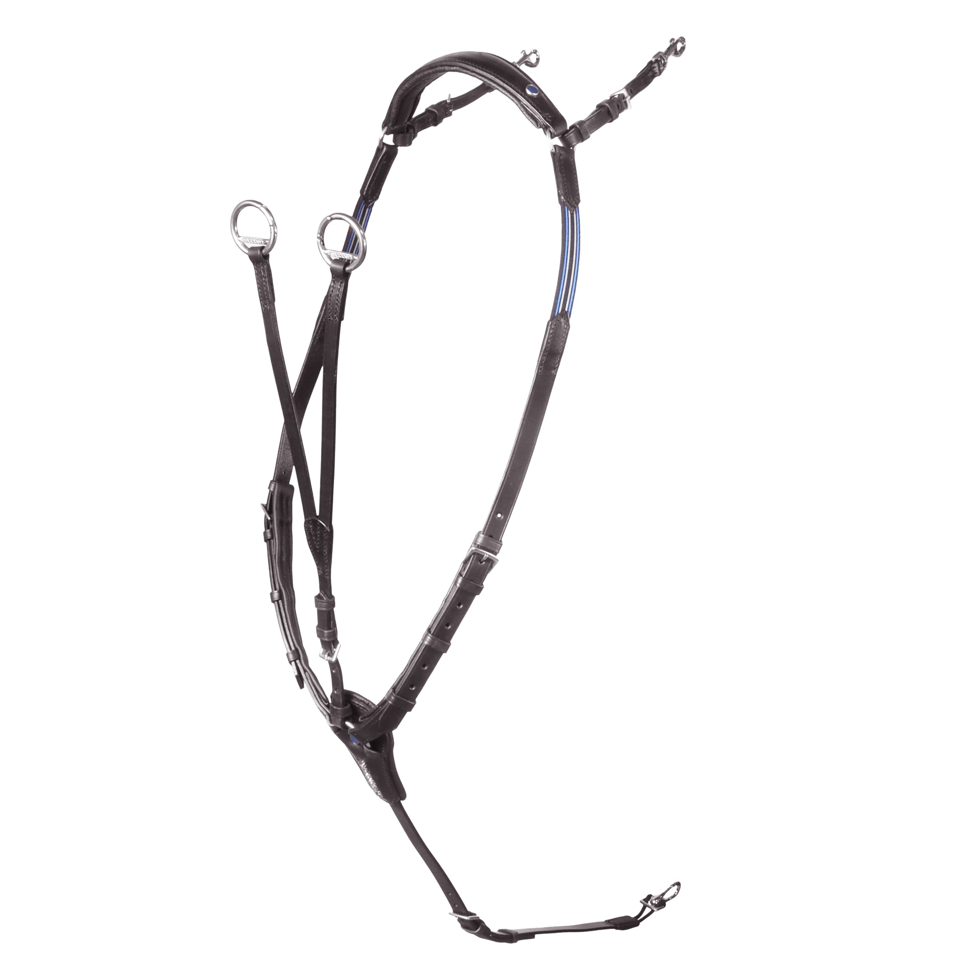 Henri de Rivel Pro 5-Point Elastic Breastplate Martingale with Running – Dover Saddlery Henri de Rivel Pro 5-Point Elastic Breastplate Martingale with Running – Dover Saddlery