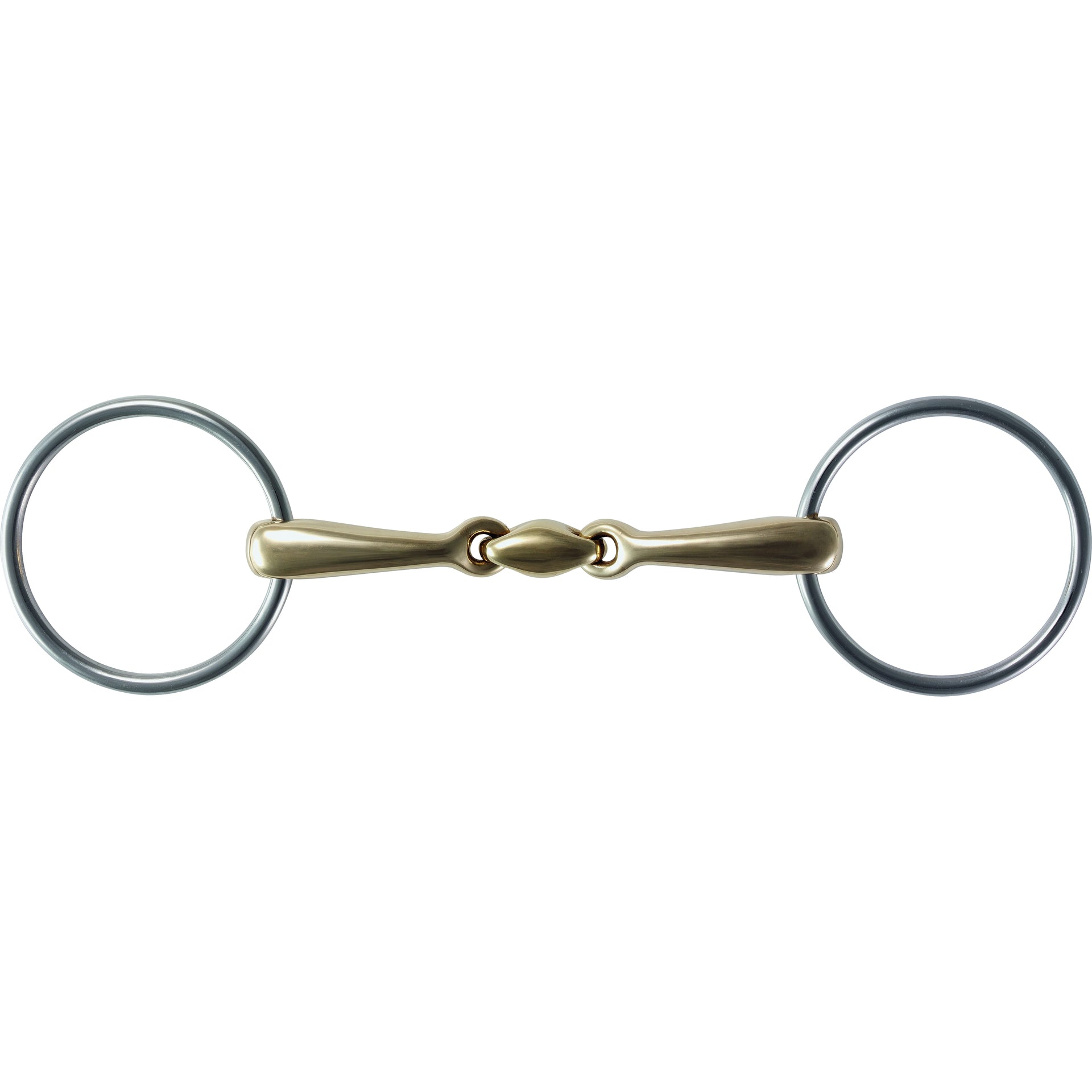2222 Loose Ring Snaffle, double broken