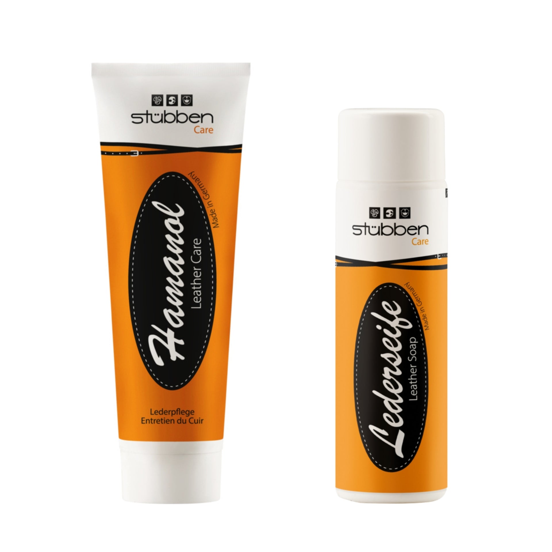 Set Hamanol leather care 250g & Liquid leather soap 250ml