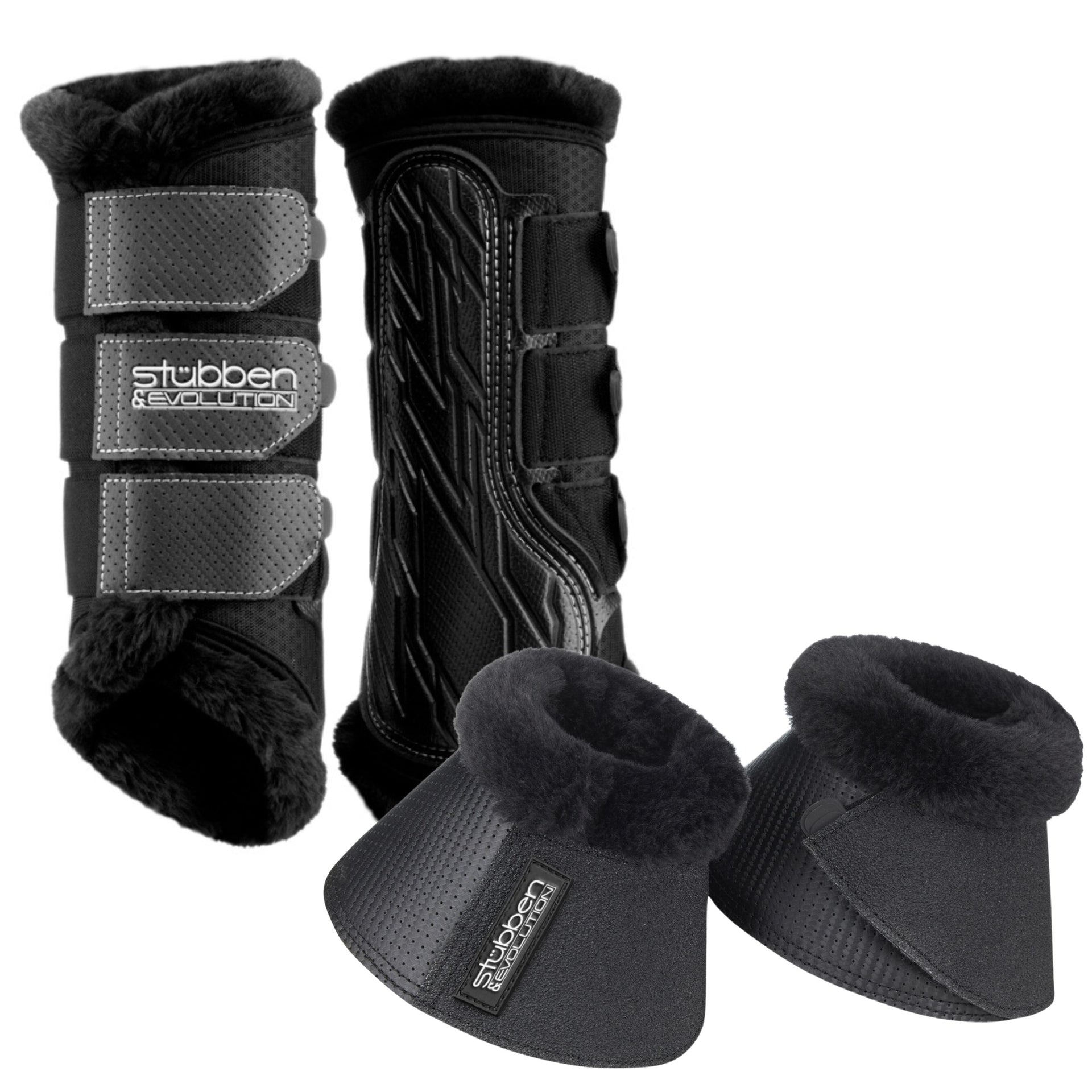 Set Airflow Brushing Boots & Gravity Over Reach Boots Fleece lined