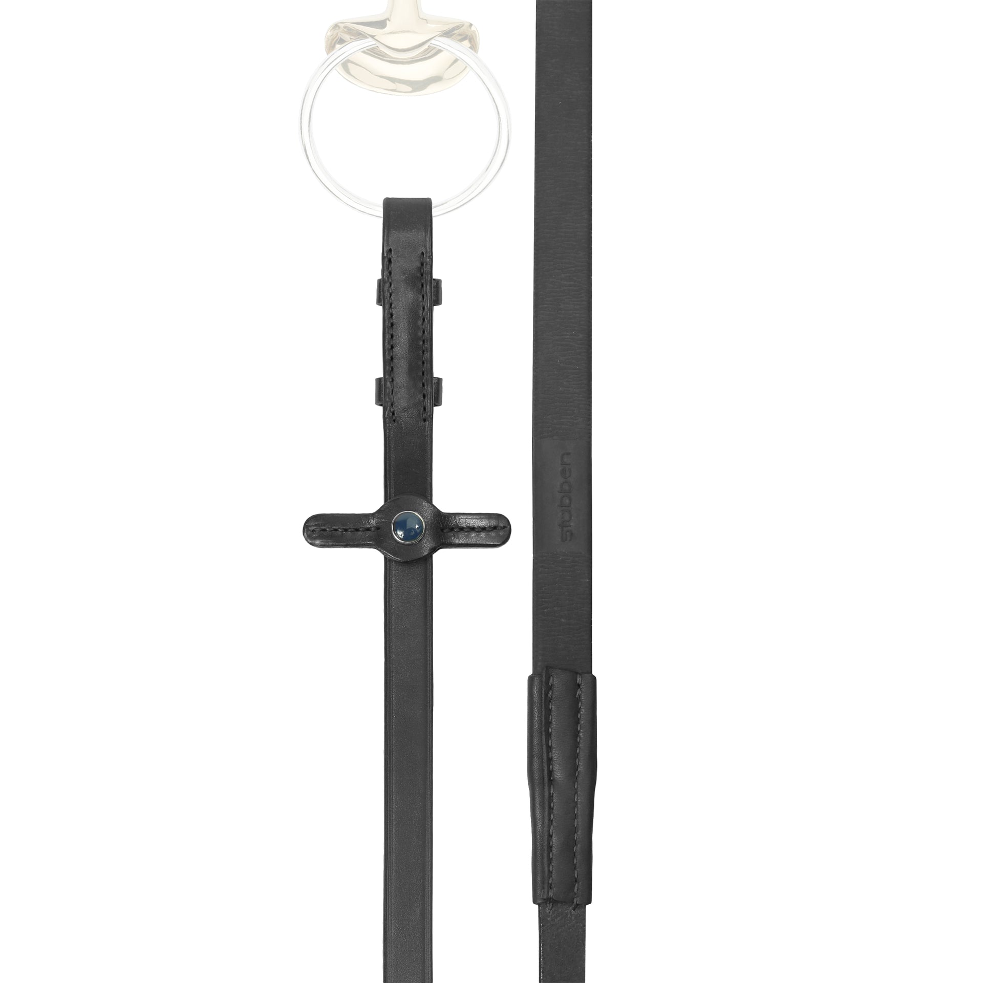 Rubber reins All Weather Grip with hooks