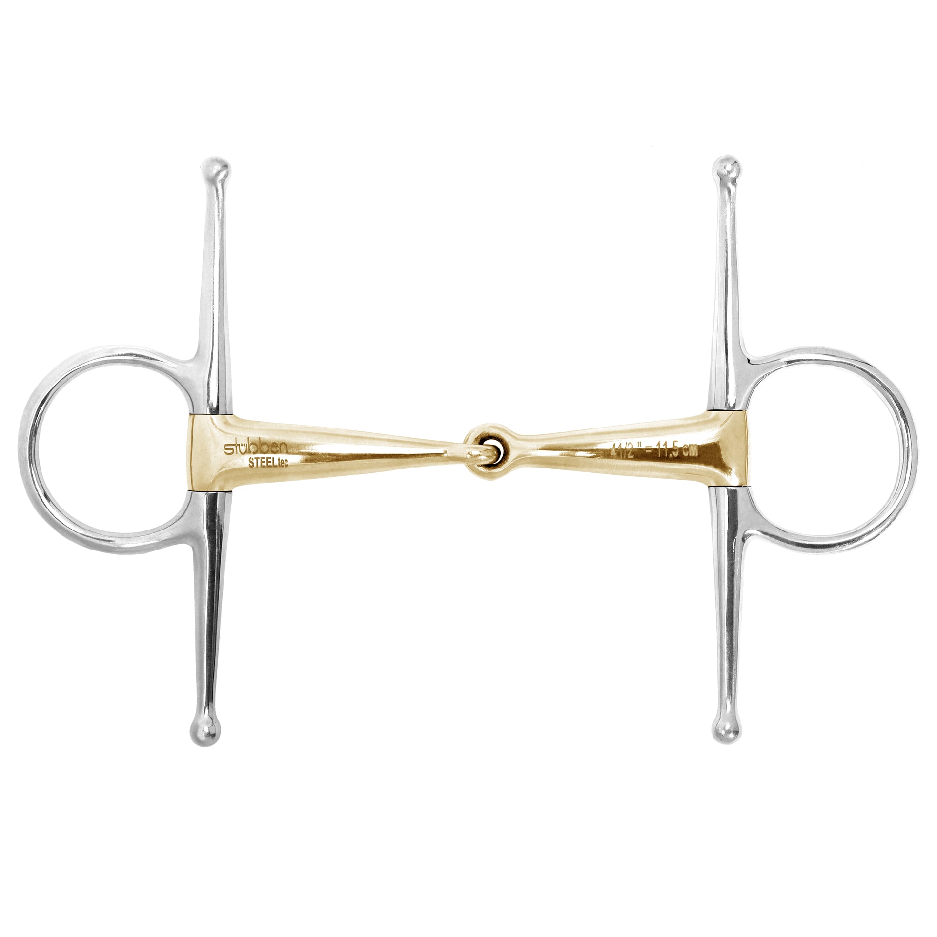 2276 Full Cheek Snaffle Single Jointed