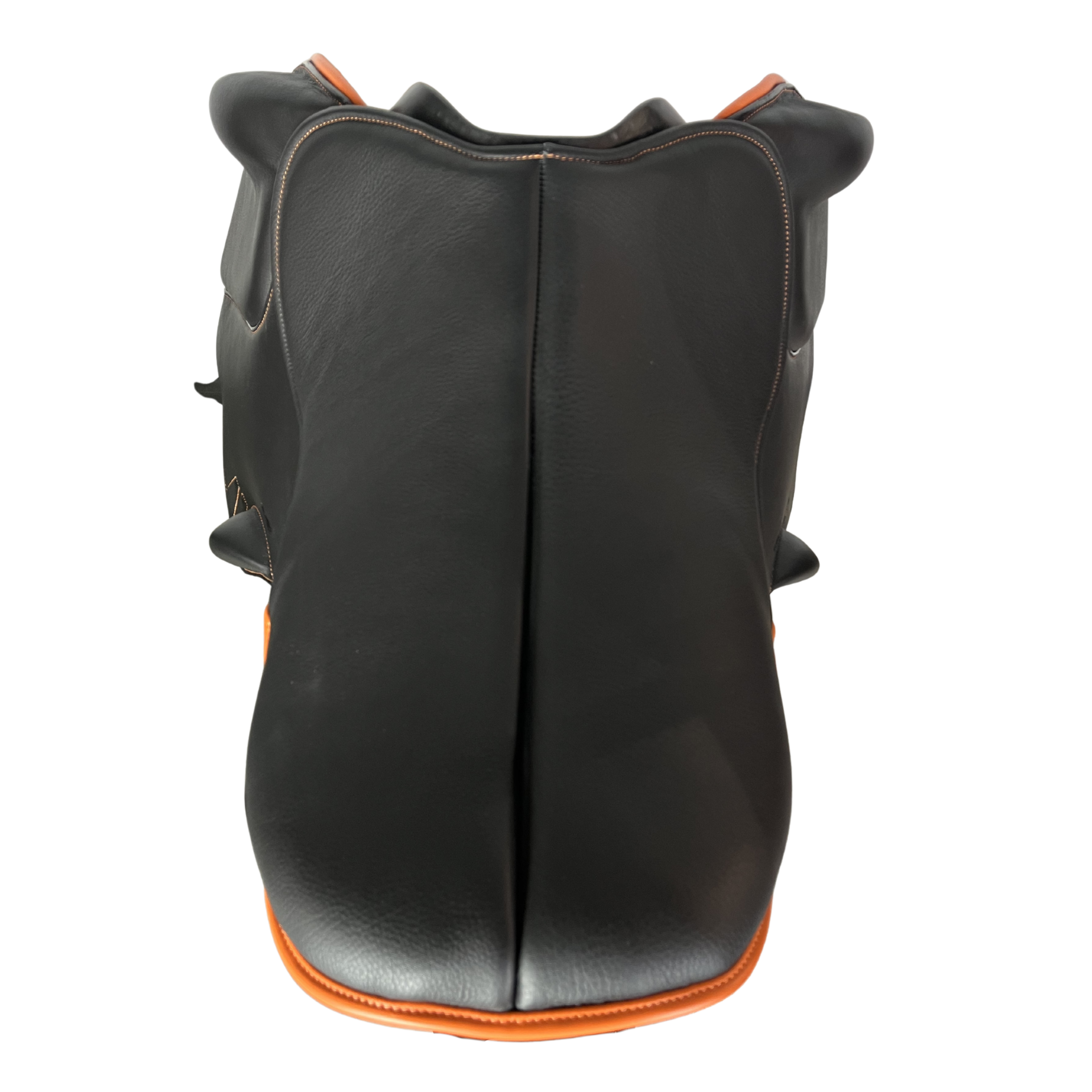 REV Sattel mit Spring Sattelblatt 17,5" one size schwarz/orange