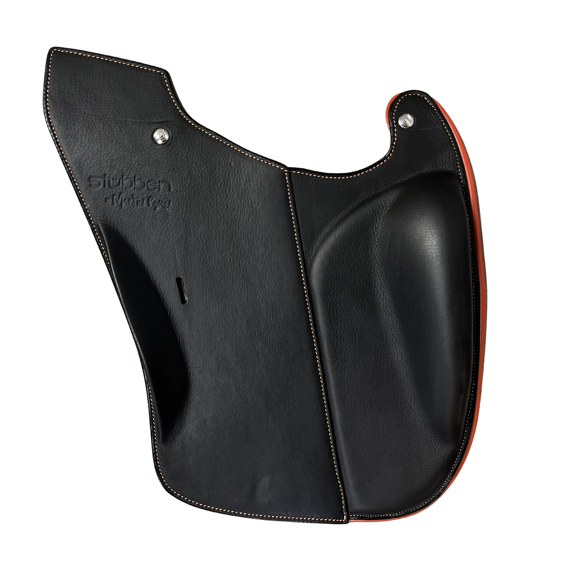 Saddle flap Trekking for REV saddle black/orange
