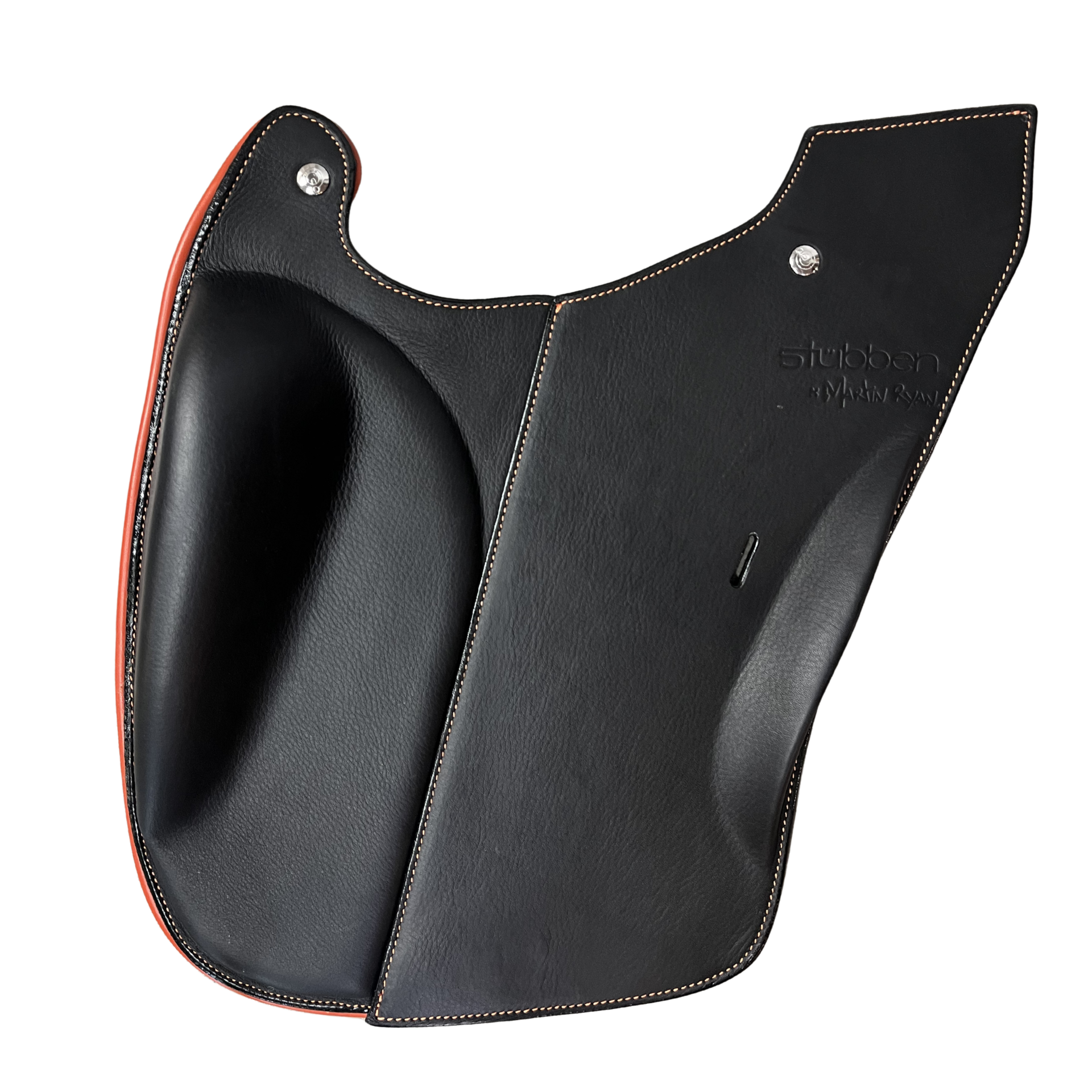 Saddle flap Trekking for REV saddle black/orange