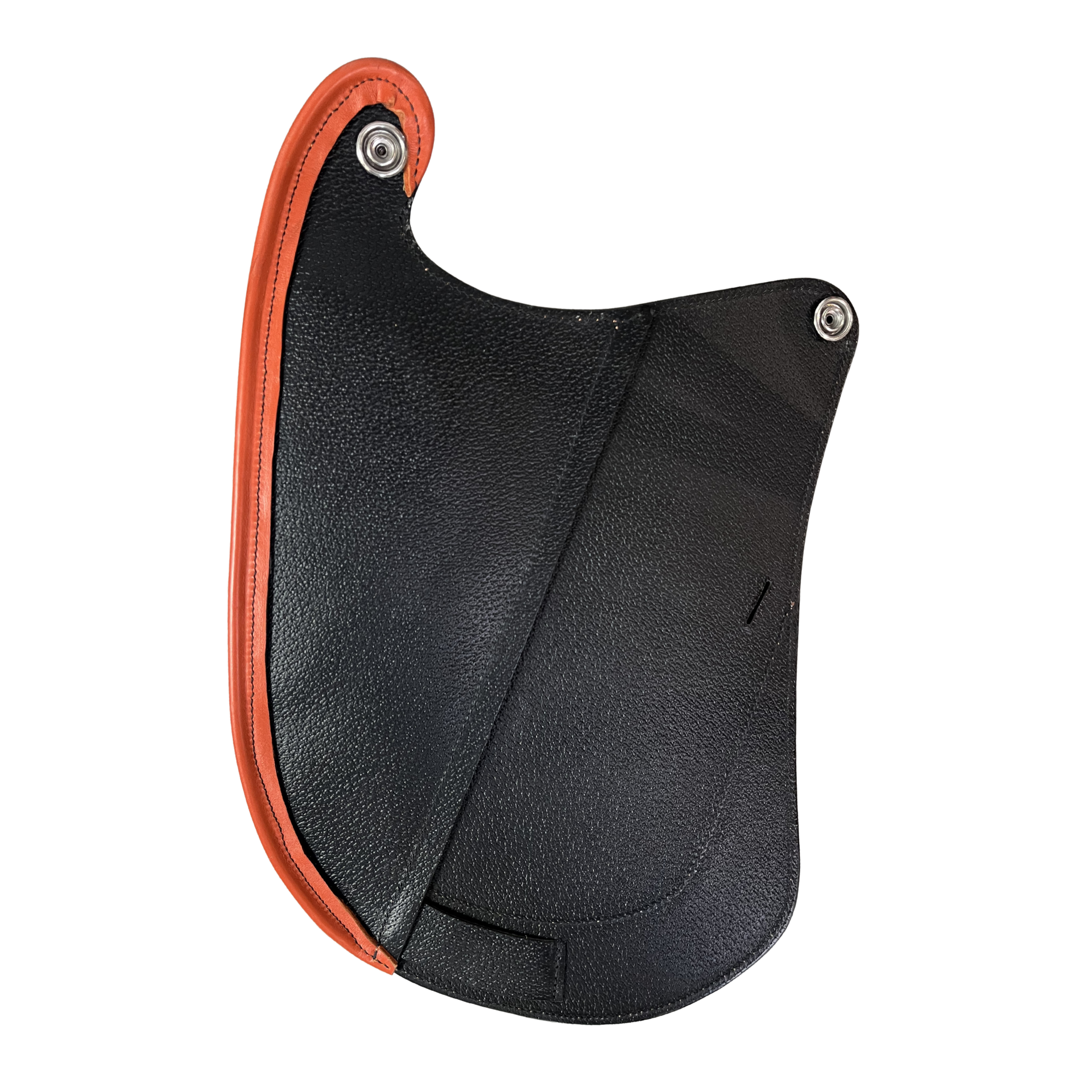 Saddle flap Dressage for REV saddle black/orange