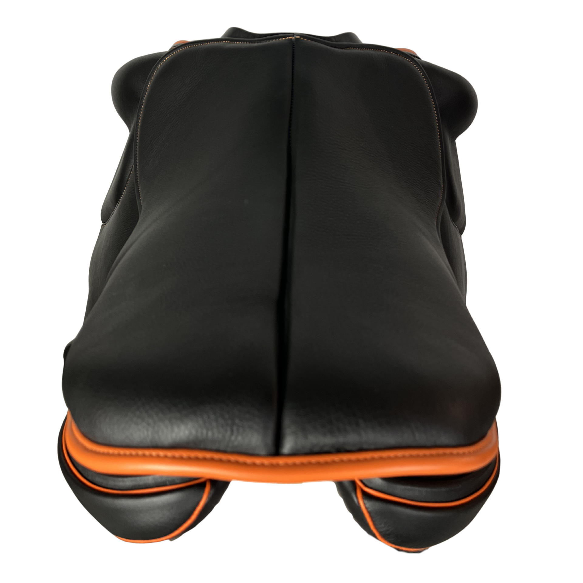 REV Sattel mit Spring Sattelblatt 17,5" one size schwarz/orange
