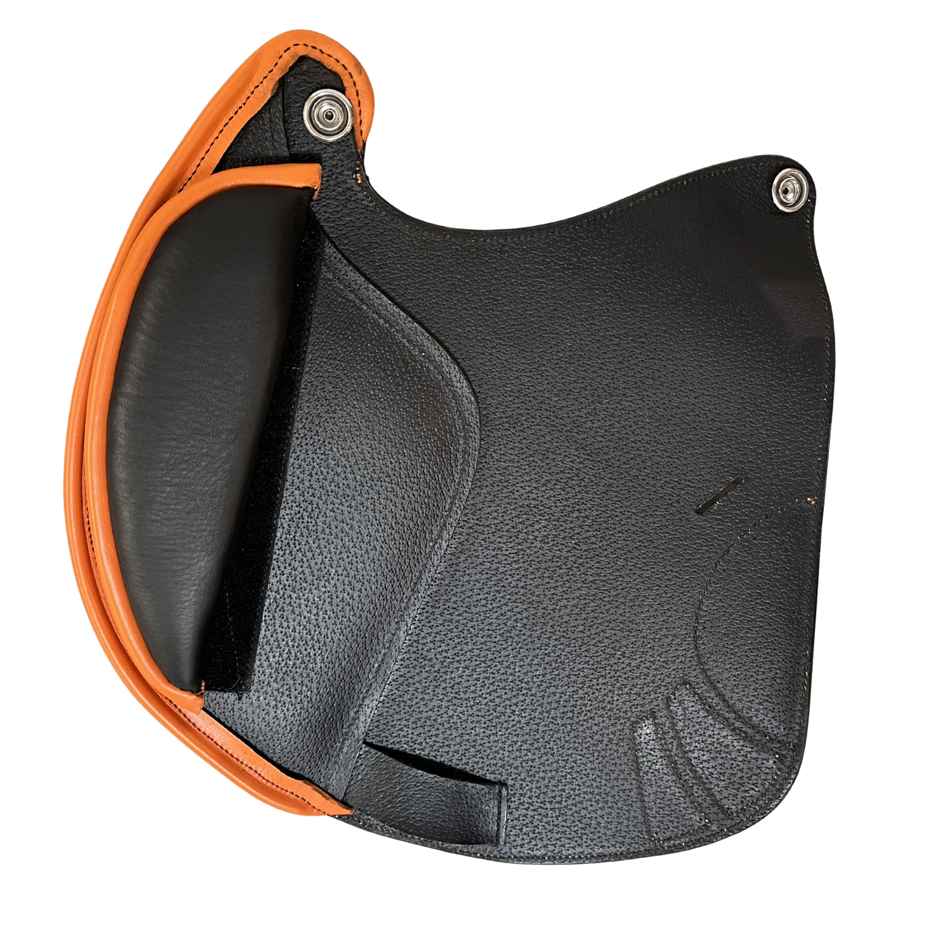Saddle flap Jumping for REV saddle Black/ Orange