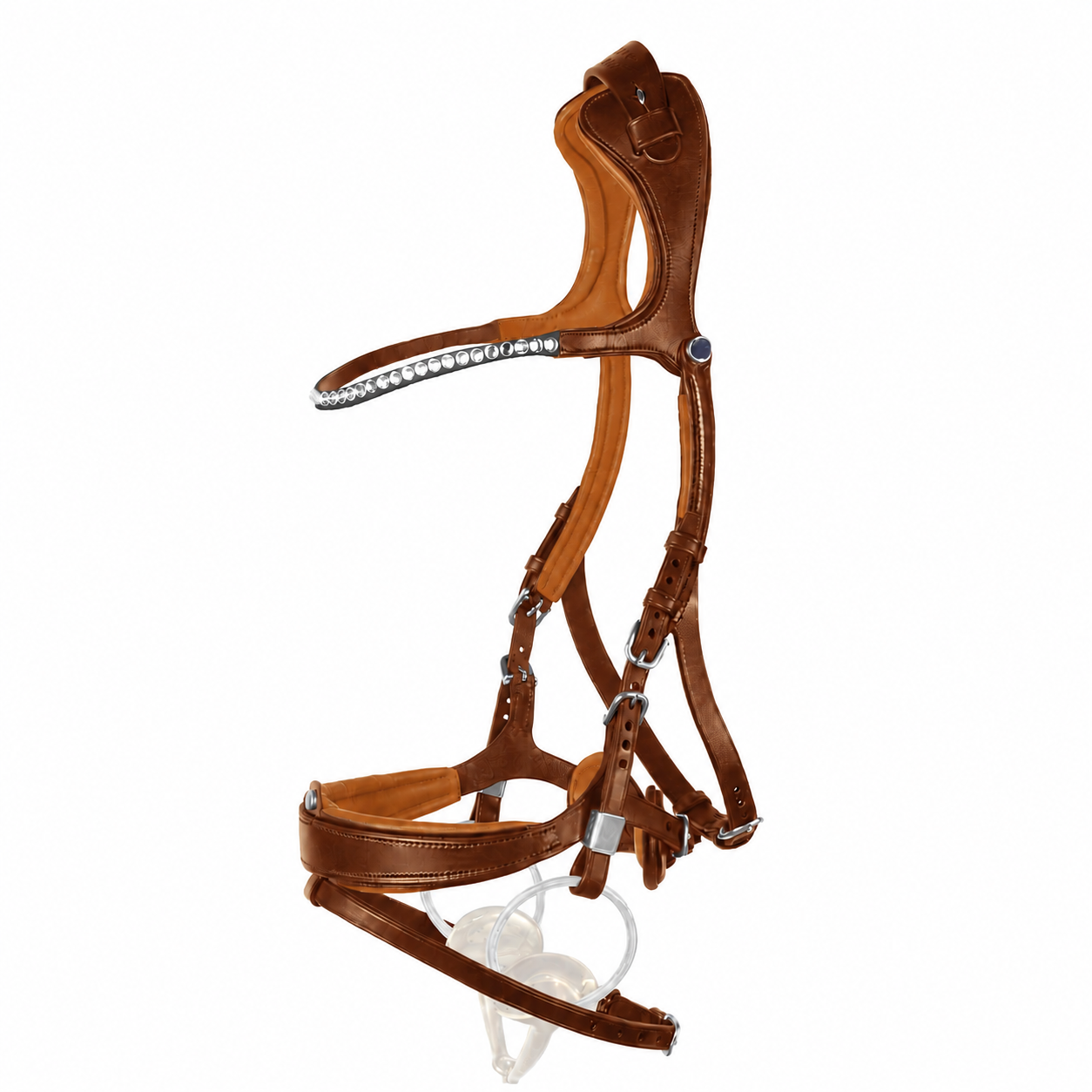 Trense Freedom II Slide&Lock mit Crystal Stirnband