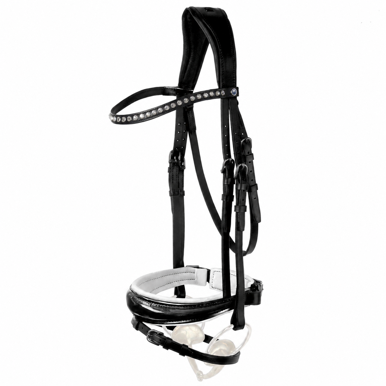 Kandare Clare Slide&Lock mit Crystal Stirnband