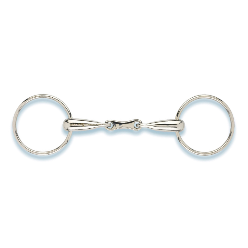 1184 Snaffle Bit hollow double jointed
