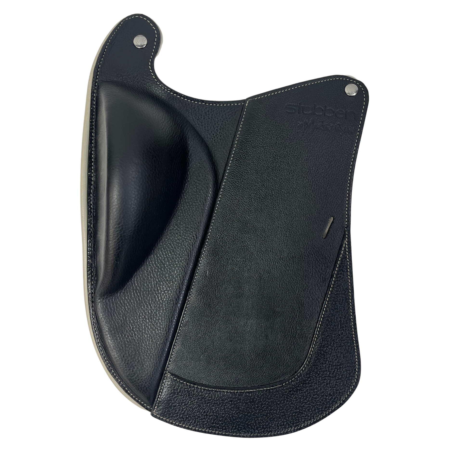 Saddle flap Dressage for REV saddle black/ white