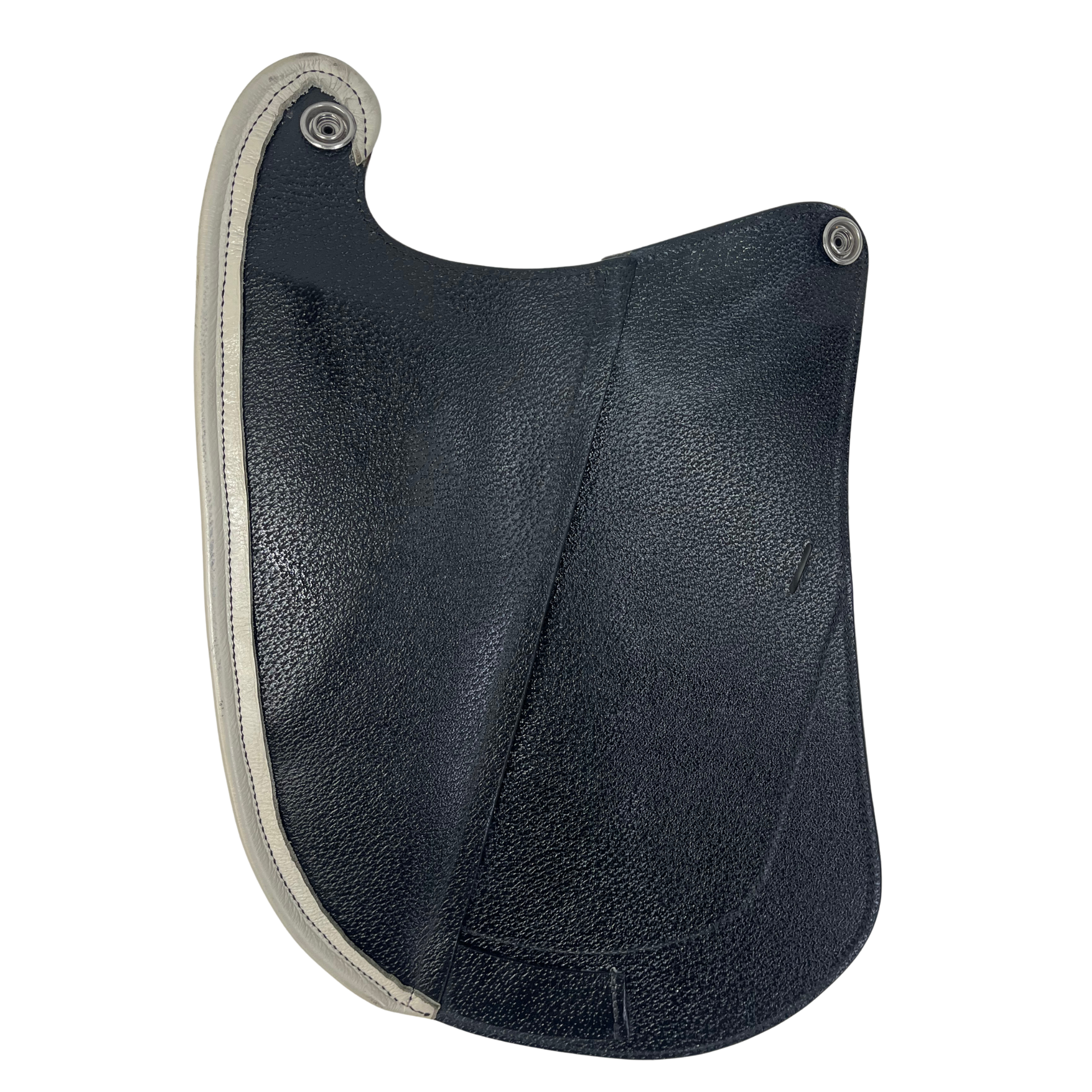 Sattelblatt Dressur für REV Sattel Schwarz/ Weiß
