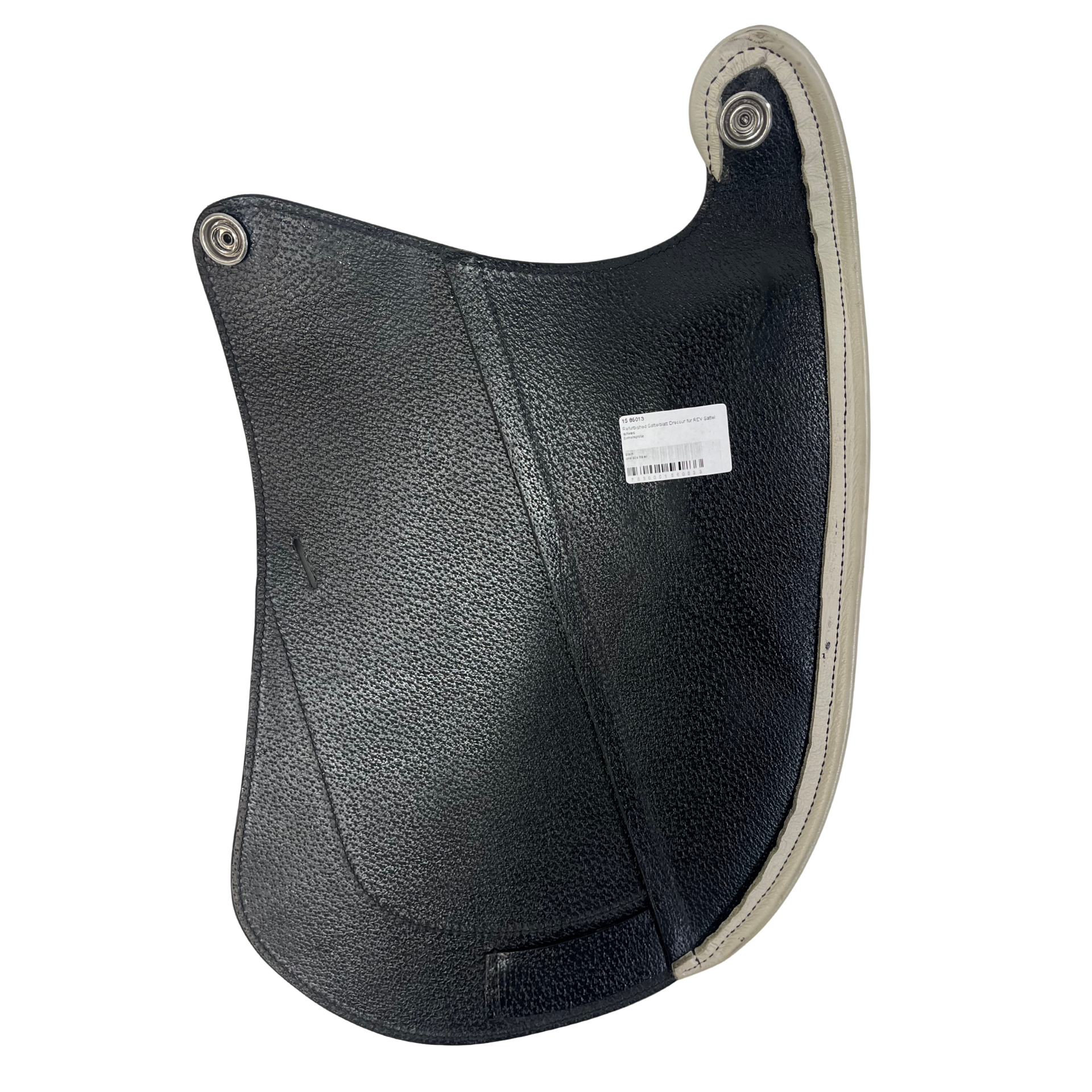 Sattelblatt Dressur für REV Sattel Schwarz/ Weiß
