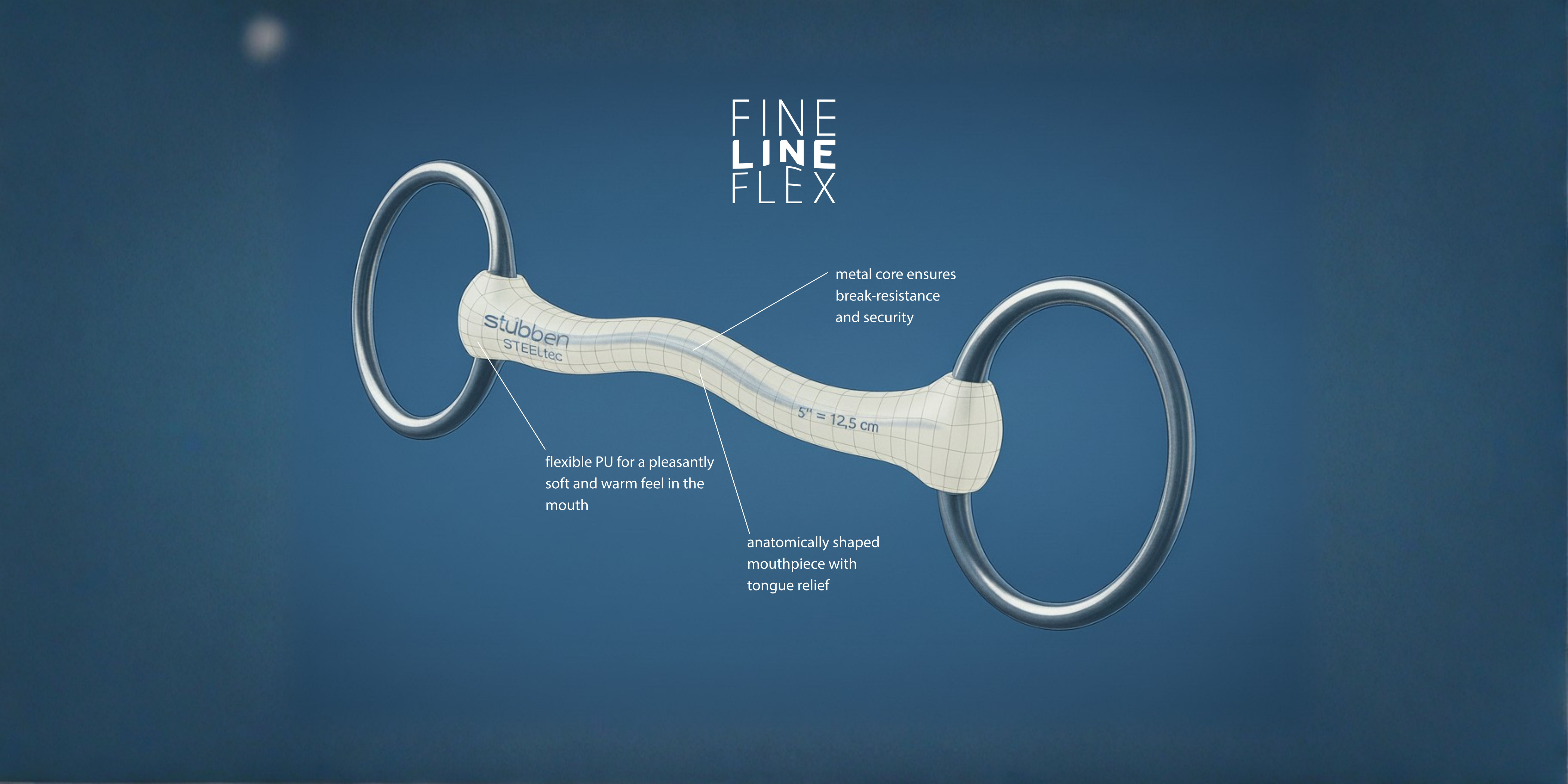 1301 Fine Line Flex Loose Ring Snaffle