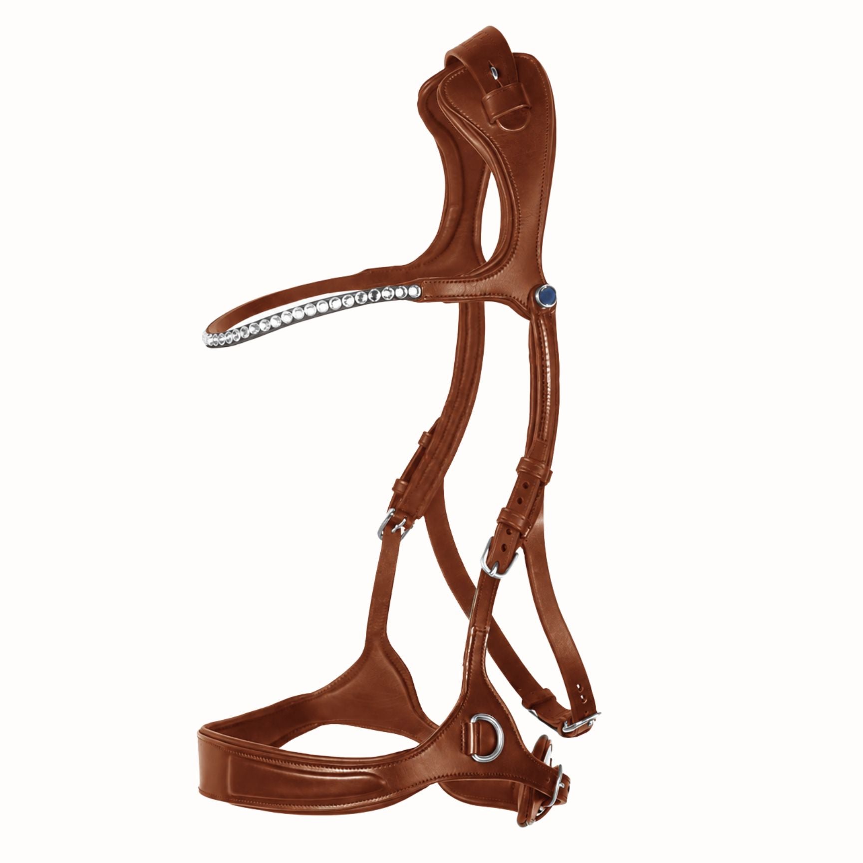 Bridle Freedom II bitless with crystals