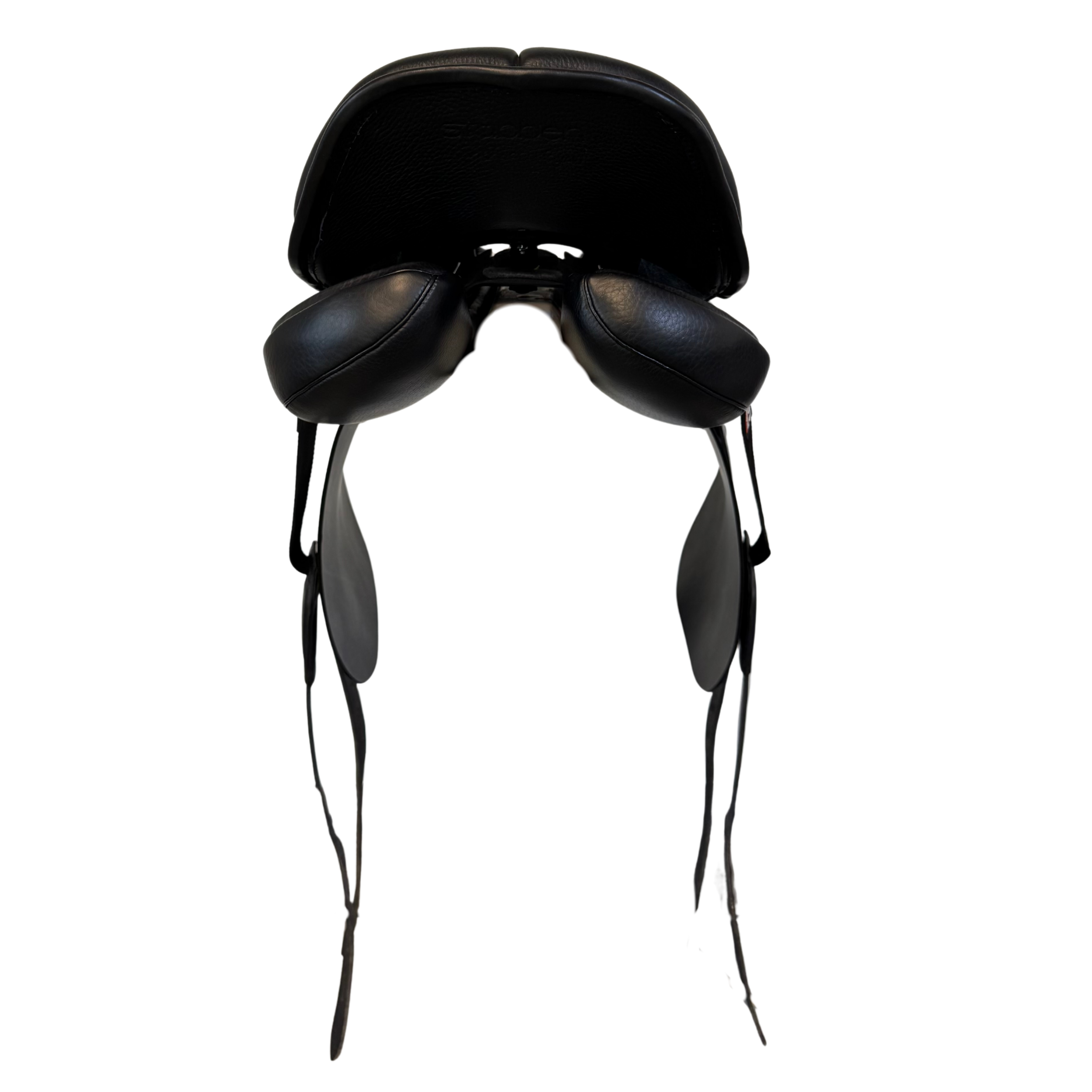 REV Saddle with jumping saddle flaps 17,5" one size black