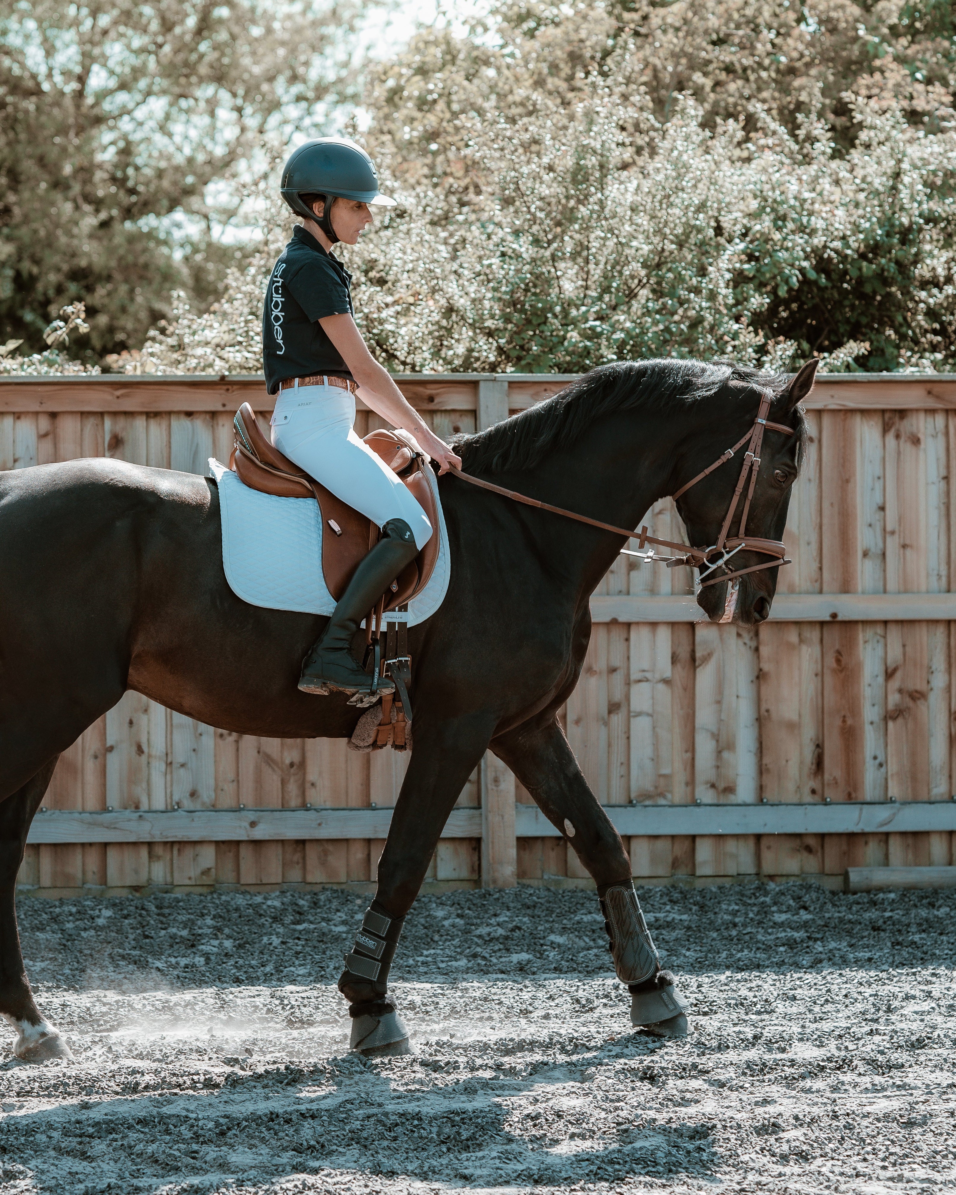 Streamline Lammfellschabracke Dressur