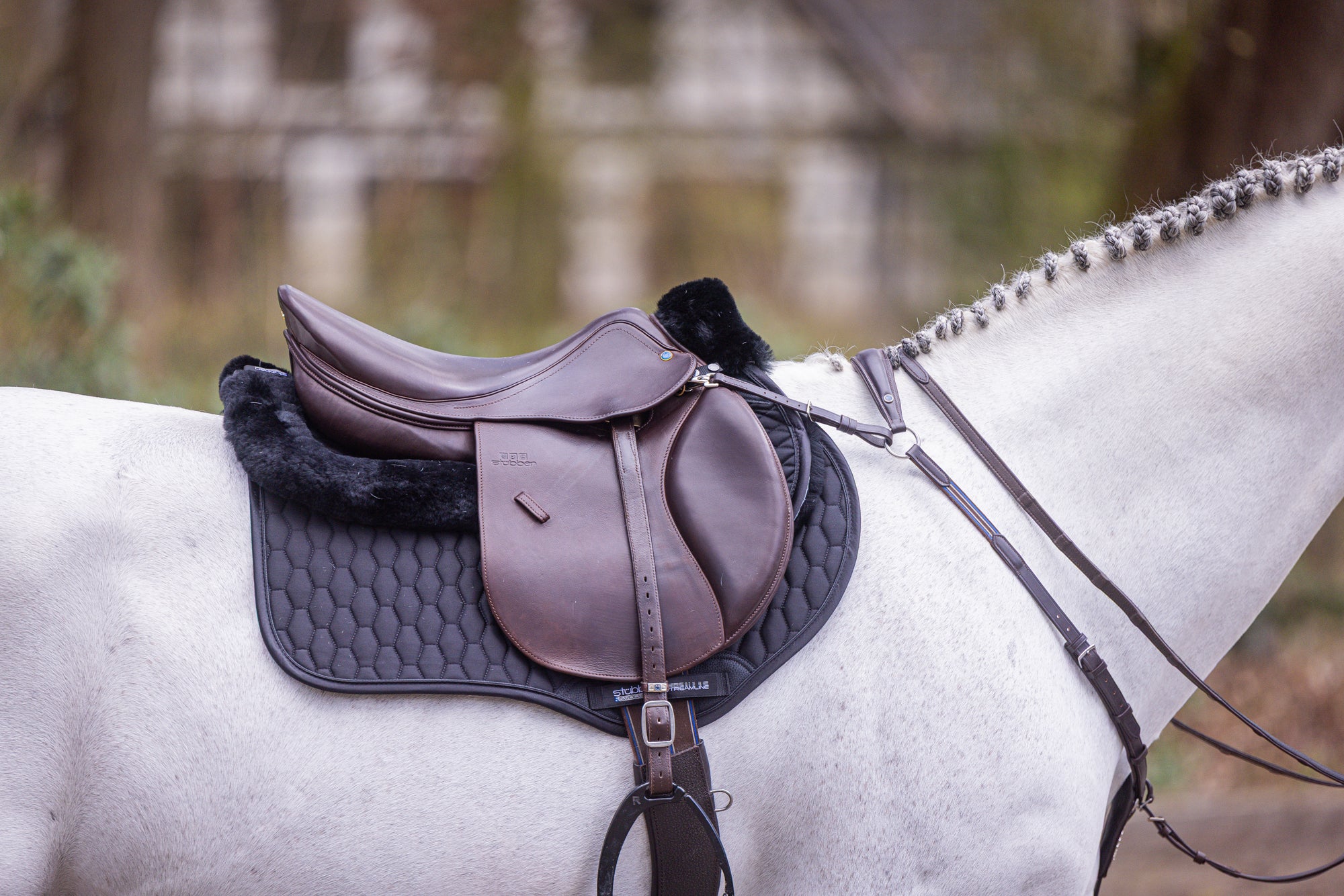 Amortisseur de dressage en peau d'agneau Streamline