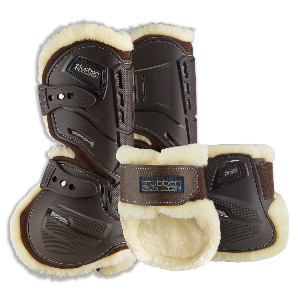 Set Hybrid Springgamaschen Fleece & Streichkappen Fleece