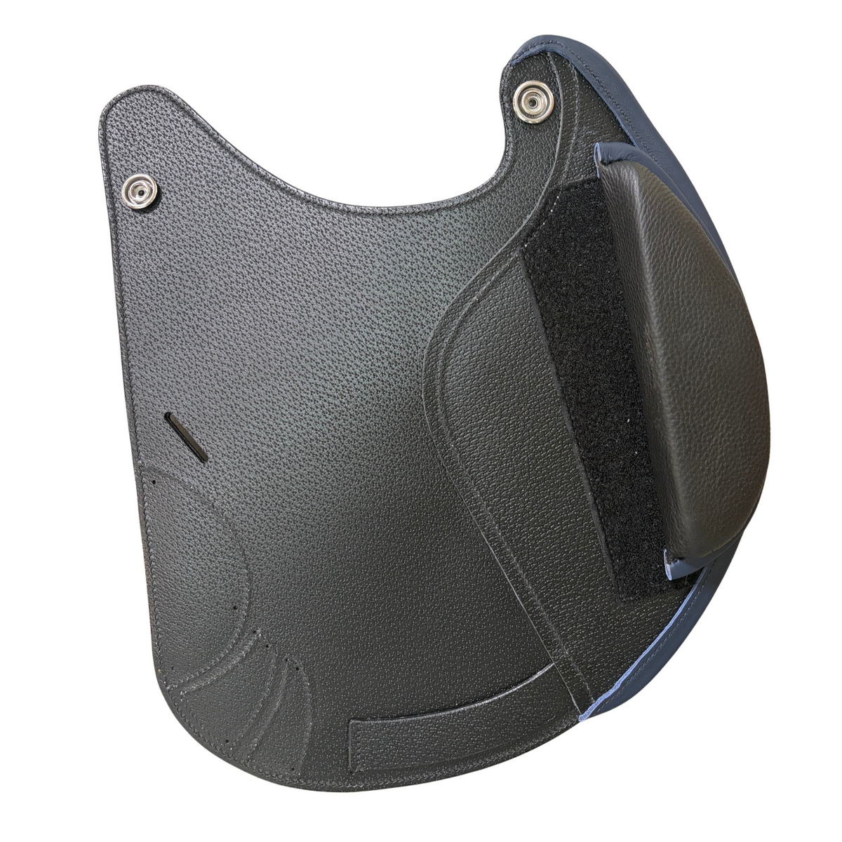Sattelblatt Springen für REV Sattel Schwarz/ Navy/ Weiße Nähte