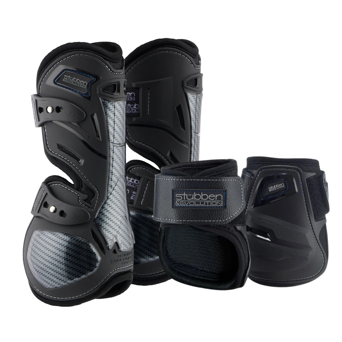 Set Hybrid Carbon Tendon Boots & Fetlock Boots