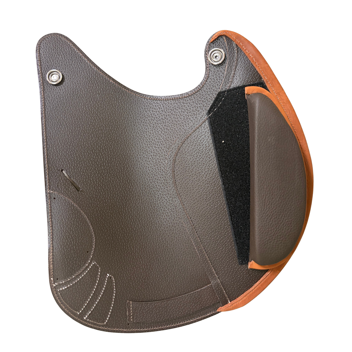 Saddle flap Jumping for REV saddle ebony/ tobacco