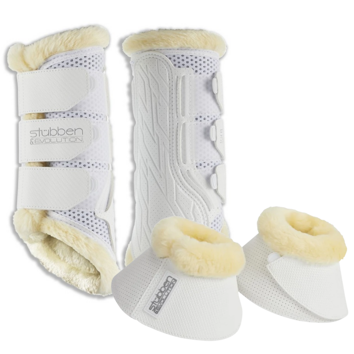 Set Airflow Gamaschen Fleece & Gravity Hufglocken Fleece